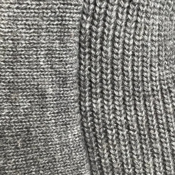 ALPACA WOOL J. CREW Open Front Gray Cardigan Pockets Slouchy Knit SZ XS Cozy EUC - Picture 11 of 16